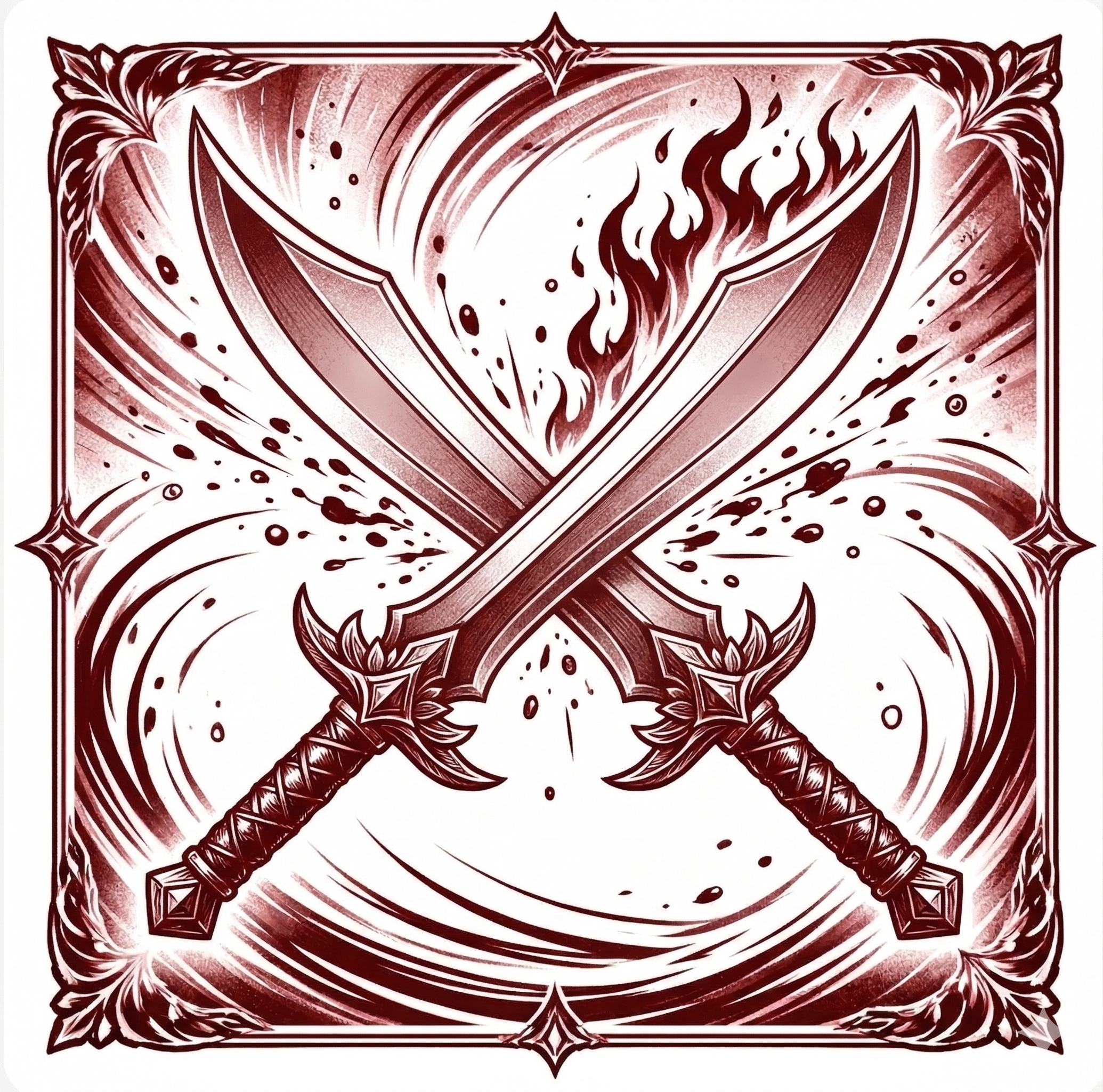 Espadas dobles gemelas